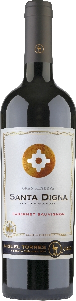 Miguel Torres. Santa Digna Cabernet Sauvignon Gran Reserva Jg. 2022 6 Monate in französischer Eiche gereift Miguel Torres. Santa Digna Cabernet Sauvignon Gran Reserva Jg. 2022 6 Monate in französischer Eiche gereift
