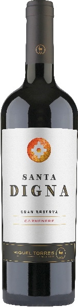 Miguel Torres. Santa Digna Carmenere Gran Reserva Jg. 2021 12 Monate im Holzfass gereift