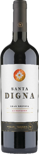 Miguel Torres. Santa Digna Carmenere Gran Reserva Jg. 2021 12 Monate im Holzfass gereift von Miguel Torres.