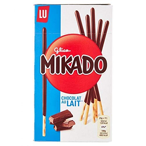 Mikado Keks-Stick mit Schokolade überzogen 75g Milchschokolade Mikado Keks-Stick mit Schokolade überzogen 75g Milchschokolade von Mikado