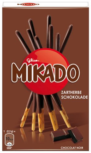 Mikado Zartherbe Schokolade, Sticks mit feiner Schokolade - 75gr - 2x von Mikado