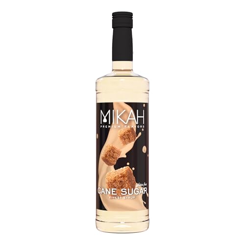 Mikah - Premium Flavors Zuckerhund (Rohrzucker) | Sirup für Drink und Dessert | Professionelle Verwendung | 1 Liter (1000ml) von Mikah