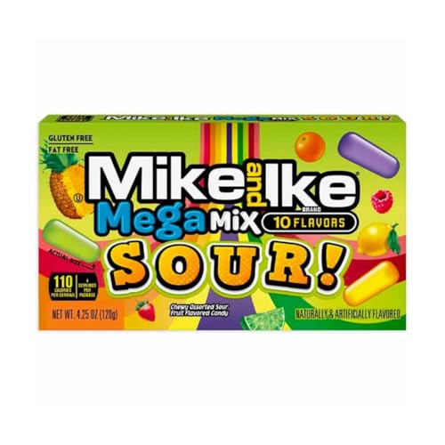 Mike and Ike Mega Mix Sour 120g Mike and Ike Mega Mix Sour 120g von Mike & Ike