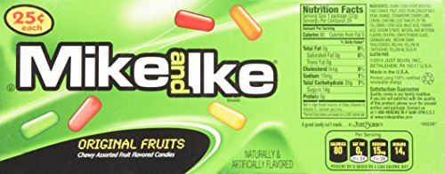 Mike and Ike Original Fruits (1 Box of 24 - .78oz Individual Packs) von Mike & Ike