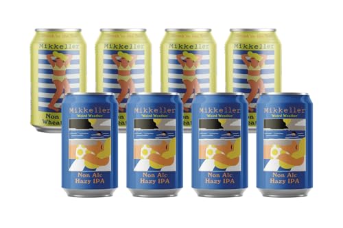 Mikkeller Mix Paket Alkoholfrei - 2 x 4 Dosen alkoholfreies Craft Beer aus Dänemark - 8 x 330ml Bier, inkl. Einwegpfand Mikkeller Mix Paket Alkoholfrei - 2 x 4 Dosen alkoholfreies Craft Beer aus Dänemark - 8 x 330ml Bier, inkl. Einwegpfand von Mikkeller