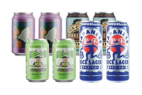 Mikkeller Mix Paket Premium - 8 Dosen Craft Beer aus Dänemark - verschiedene Sorten Bier - 6 x 330ml + 2 x 440ml Dosen, inkl. Einwegpfand Mikkeller Mix Paket Premium - 8 Dosen Craft Beer aus Dänemark - verschiedene Sorten Bier - 6 x 330ml + 2 x 440ml Dosen, inkl. Einwegpfand von Mikkeller
