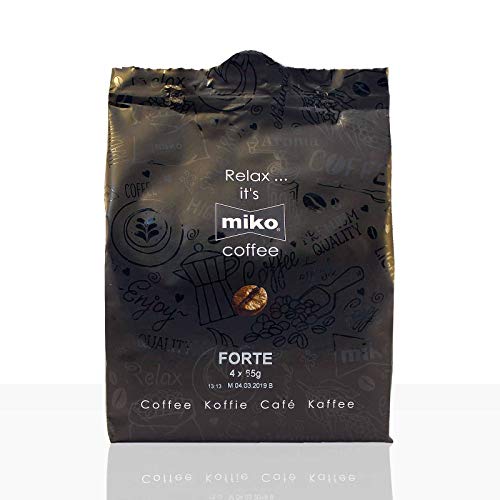 48 x Miko Kaffee Forte 65g Pouch Gemahlener Kaffee Pillow Bag von Cultino