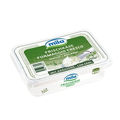 Südtiroler Frischkäse mit Kräutern 150 gr. - Mila Südtiroler Frischkäse mit Kräutern 150 gr. - Mila von Mila
