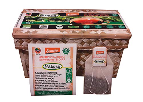 25 Milana CEYLON Demeter BIO-SCHWARZTEE Beutel BOPF - Teebeutel, schwarzer Tee handgeflochtene Teekörbchen 55 Prozent des Verkaufspreises ist SOZIALE HILFSLEISTUNG - Der Tee...der nach Liebe schmeckt. 25 Milana CEYLON Demeter BIO-SCHWARZTEE Beutel BOPF - Teebeutel, schwarzer Tee handgeflochtene Teekörbchen 55 Prozent des Verkaufspreises ist SOZIALE HILFSLEISTUNG - Der Tee...der nach Liebe schmeckt. von Milana