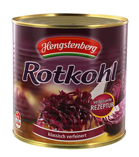 Hengstenberg Rotkohl traditionell 2650 ml, 1er Pack (1 x 2.65 kg) von Hengstenberg