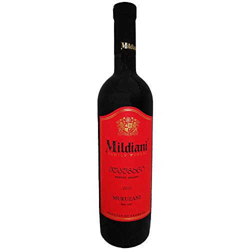 Mildiani Rotwein Mukuzani 0,75L georgischer Wein trocken dry wine von Mildiani