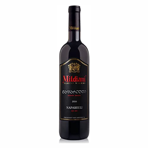 Mildiani Rotwein Napareuli 0,75L georgischer Wein trocken Saperavi von Mildiani