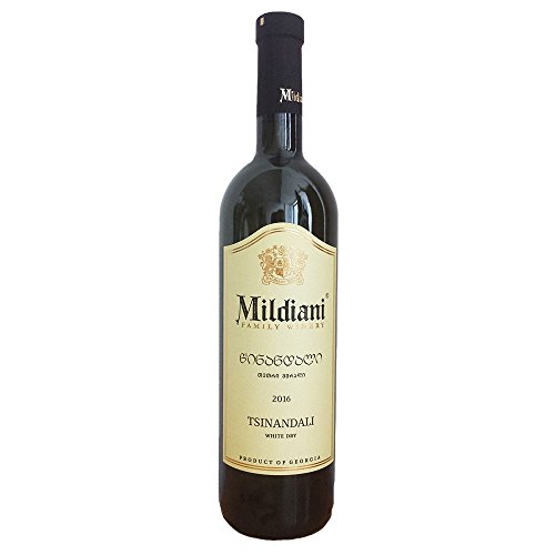 Mildiani Weißwein Tsinandali 0,75L georgischer Wein trocken von Mildiani