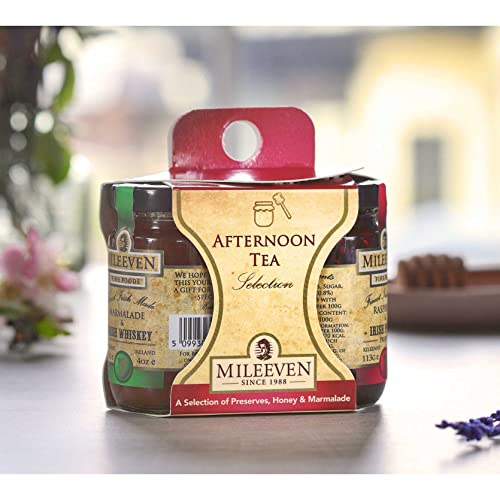 Mileeven Irish Afternoon Tea Auswahl an Konserven, Honig und Marmelade, 3 Stück von Mileeven