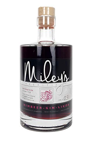 Mileys Himbeer Wild Berry Himbeer-Gin-Likör 0,5l (20% Vol)- [Enthält Sulfite] von GREAT BRITISH TRADING LIMITED