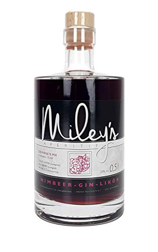 Mileys Himbeer Wild Berry Himbeer-Gin-Likör 0,5l (20% Vol)- [Enthält Sulfite] von Mileys-Mileys