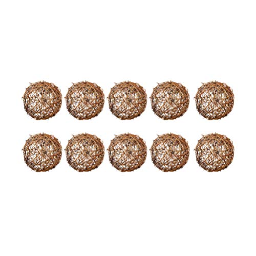 Milisten 10 Stück Rattan-Kugeln natürliche Weinrebenkugeln Weihnachtsbaumkugeln Ornament Papagei Vogel Kauspielzeug für Weihnachten Party Garten Wanddekoration 6 cm Milisten 10 Stück Rattan-Kugeln natürliche Weinrebenkugeln Weihnachtsbaumkugeln Ornament Papagei Vogel Kauspielzeug für Weihnachten Party Garten Wanddekoration 6 cm von Milisten