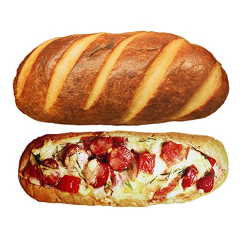Milisten 2 Stück Simuliertes Brotkissen Überwurf Gefälschte Lebensmittel Simulation Von Brot Lebensmittelkissen Dekokissen Kreative Simulation Von Brotkissen Kreatives Milisten 2 Stück Simuliertes Brotkissen Überwurf Gefälschte Lebensmittel Simulation Von Brot Lebensmittelkissen Dekokissen Kreative Simulation Von Brotkissen Kreatives von Milisten