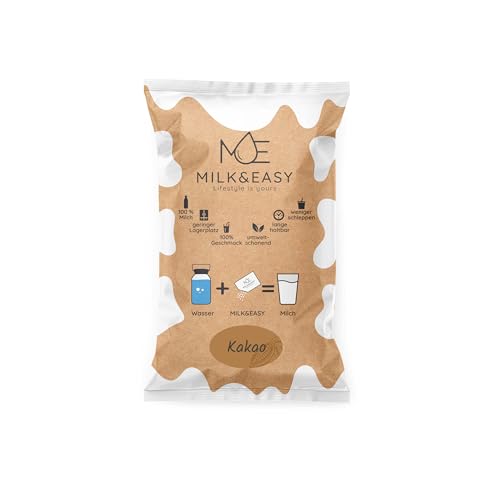 Kakao Box (6er Pack) - Milk&Easy - H-Milch Pulver Vollmilch 6er Pack Kakao - Alpenmilch Camping lange haltbar… von Milk&Easy
