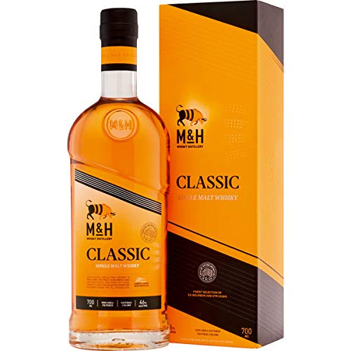 M&H Milk & Honey Classic Single malt Whisky 46% a 700ml in Geschenkbox von Milk & Honey