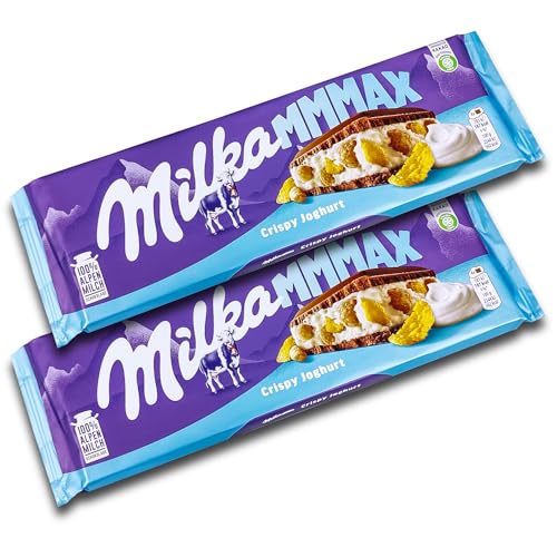 2 er Pack Milka Mmmax Crispy Joghurt 2 x 300g XXL Schokolade 2 er Pack Milka Mmmax Crispy Joghurt 2 x 300g XXL Schokolade von Milka