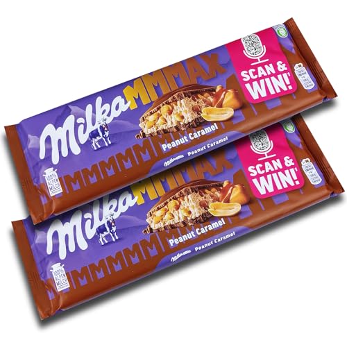 2 er Pack Milka Mmmax Peanut Caramel 2 x 276g 2 x Milka XXL Schokolade 2 er Pack Milka Mmmax Peanut Caramel 2 x 276g 2 x Milka XXL Schokolade von Milka