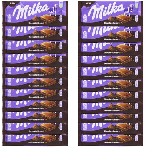 22 x Milka Alpenmilch artschmelzende Schokolade Chocolate Dessert je 100g 22 x Milka Alpenmilch artschmelzende Schokolade Chocolate Dessert je 100g von Milka
