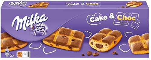 6x Milka CAKE & CHOC mit Sahne- und Schokoladennuggets 175g biscuits cookies von Milka