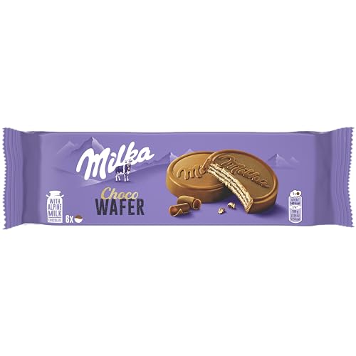 Galletas Milka Choco Wafer Barquillo Rellena De Chocolate Con Leche 180gr von Milka