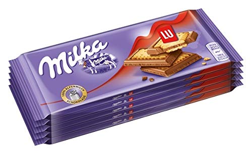 Milka Alpenmilch Schokolade & LU Kekse - Zartschmelzende Schokoladentafel mit Keksen - 20 x 87g Milka Alpenmilch Schokolade & LU Kekse - Zartschmelzende Schokoladentafel mit Keksen - 20 x 87g von Milka