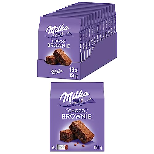 Milka Choco Brownie 13 x 150g, Einzeln verpackte Schokoladenkuchen von Milka Milka Choco Brownie 13 x 150g, Einzeln verpackte Schokoladenkuchen von Milka von Milka