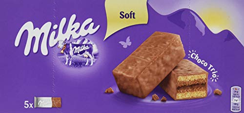 Milka Choco Trio - Mini Kuchen mit Schokoladenfüllung umhüllt von Alpenmilch Schokolade - 12 x 150g Milka Choco Trio - Mini Kuchen mit Schokoladenfüllung umhüllt von Alpenmilch Schokolade - 12 x 150g von Milka