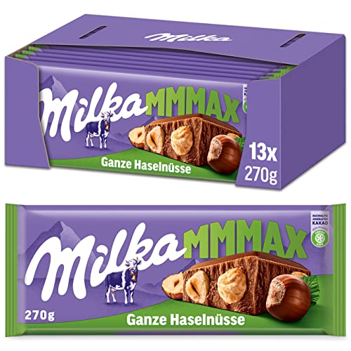 Milka Schokolade Ganze Haselnuss, 13er Pack (13 x 274 g) Milka Schokolade Ganze Haselnuss, 13er Pack (13 x 274 g) von Milka