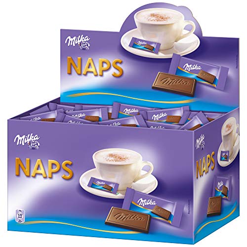 Milka Naps Alpenmilch, einzeln verpackt, ca. 355 Stück - 1702gr von Milka