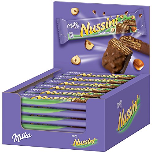 Milka Nussini Haselnuss Schokoriegel 30 Stück von Milka