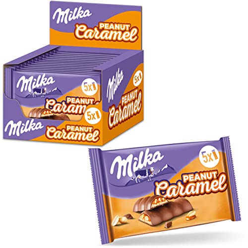 Milka Riegel Peanut Caramel, 13 x 185g, Erdnuss Karamell Riegel Milka Riegel Peanut Caramel, 13 x 185g, Erdnuss Karamell Riegel von Milka