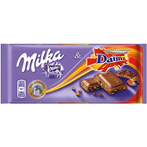 Milka Schoko 100g, Daim 20 x100 g Milka Schoko 100g, Daim 20 x100 g von Milka