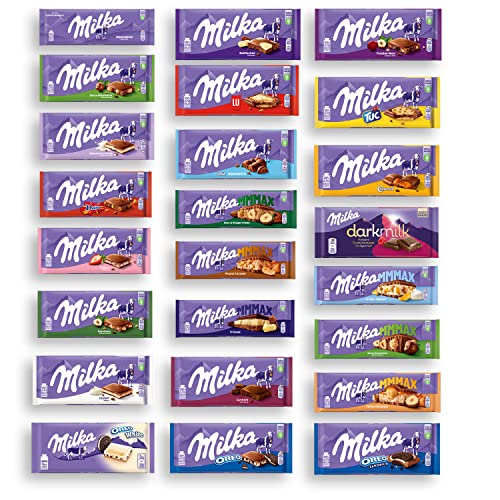 Milka Schokolade Mischpaket 24 Tafeln von Milka