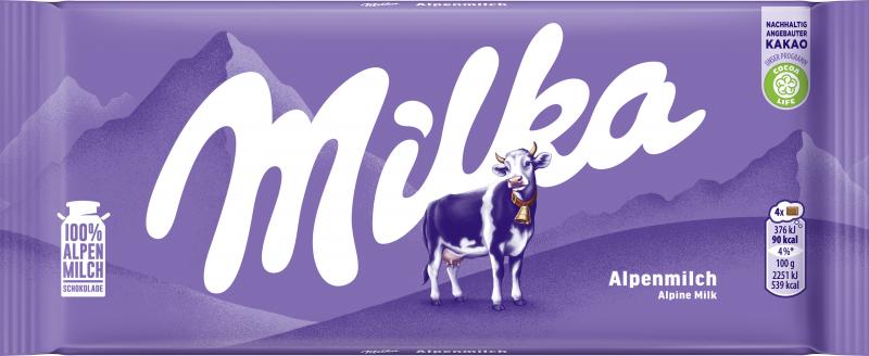 Milka Tafel Alpenmilch von Milka