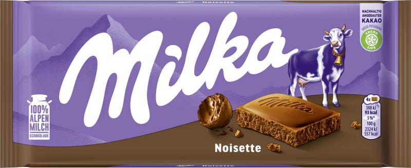 Milka Tafel Noisette von Milka