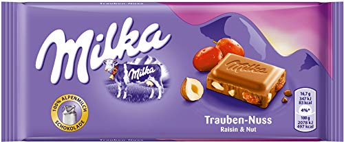 Milka Trauben-Nuss Schokolade 5x100g von Milka