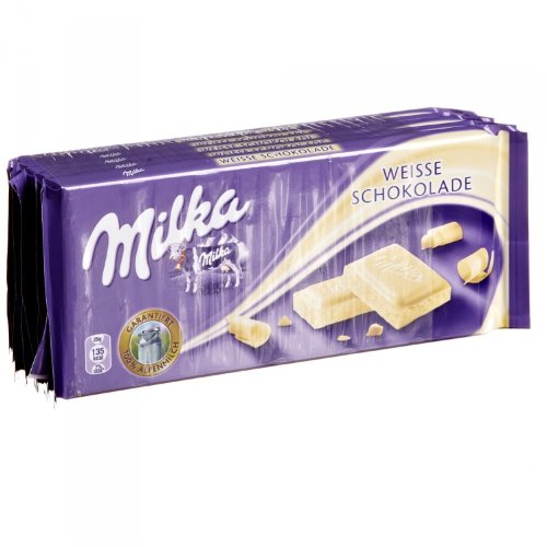 Milka Weisse Schokolade 5x100g Milka Weisse Schokolade 5x100g von Milka