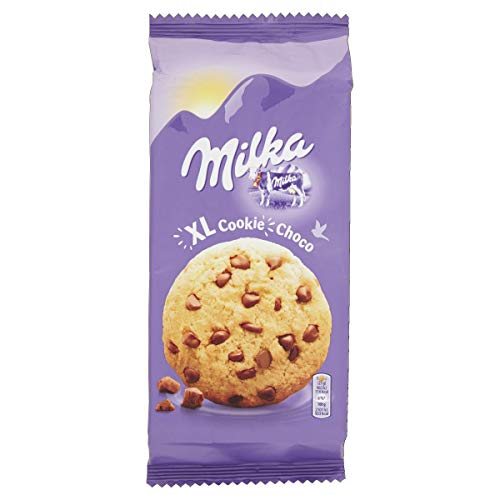Milka XL Cookies Choco, Schokokekse, 184g, 5er Pack (5 x 184 g) von SID