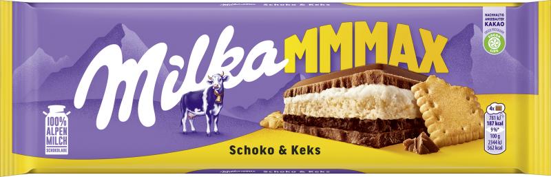 Milka XXL Tafel Schoko & Keks Milka XXL Tafel Schoko & Keks von Milka