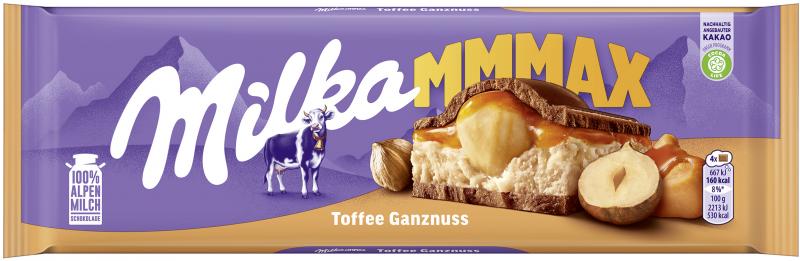 Milka XXL Tafel Toffee Ganznuss von Milka