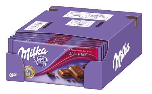 Milka Zartherb, 21er Pack (21 x 100 g) von Milka