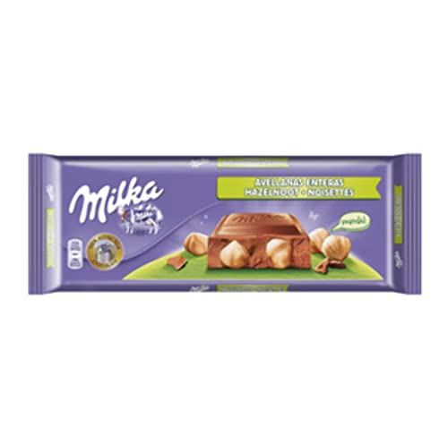 Schokolade Milka | Tablettenmilch Ganze Nüsse Xl Riegel | Milka Großpackung | Milka Tafel Schokolade | 13 Pack | 3510 Gram Total von Milka
