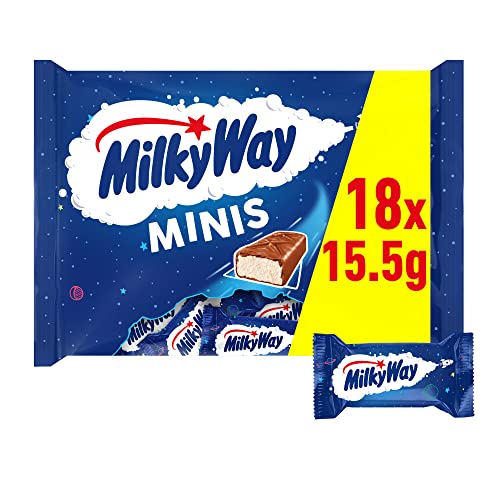 Milky Way Minis Schokoriegel | Milchcreme | 1 x 275g Packung von Milky Way