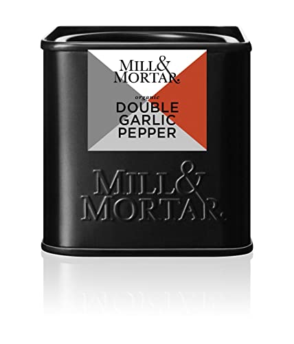 Mill & Mortar Knoblauch-Pfeffer-Gewürzmischung - Bio - 50 g von Mill & Mortar