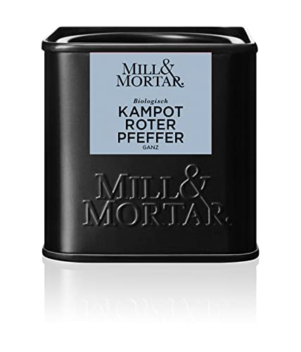 Mill & Mortar Roter Kampot Pfeffer ganz - Bio - 50 g von Mill & Mortar